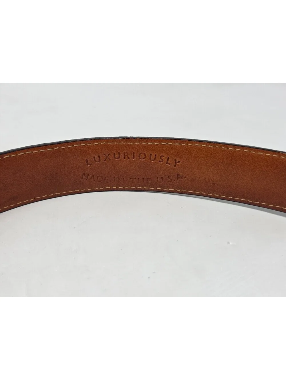 LAI California Genuine Lizard Leather Black Belt Size Medium